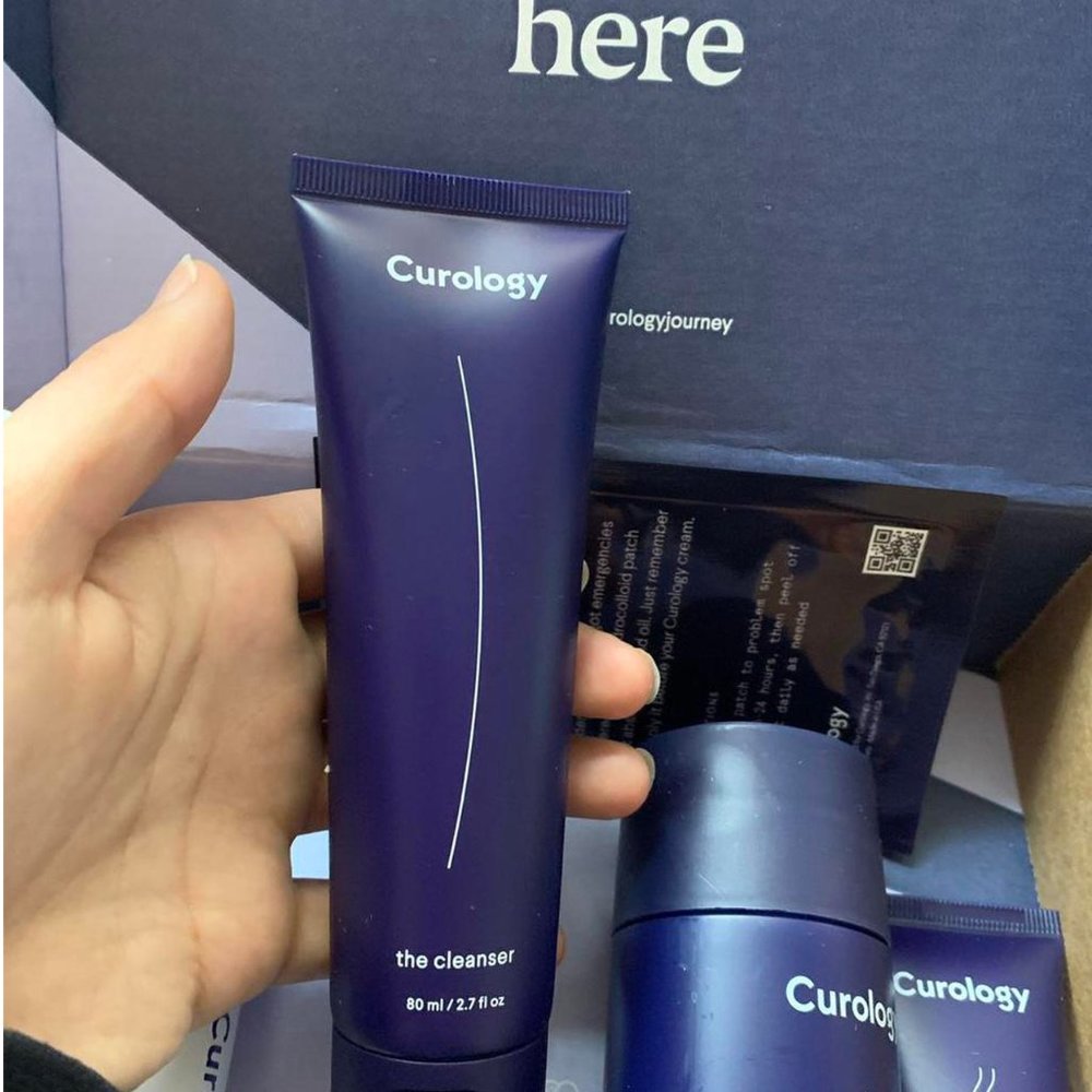 Curology- cleaner & moisturizer bundle, unopened & unused